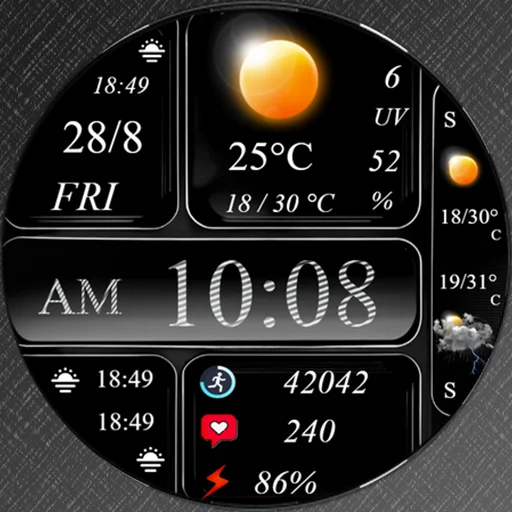 N-SPORT 764 watch face preview