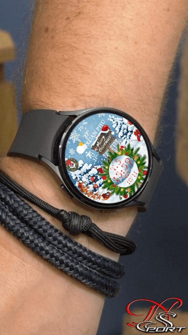 1007 2 [N-SPORT560]Merry christmas samsung N-SPORT Watch Face SAMSUNG WATCH FACE