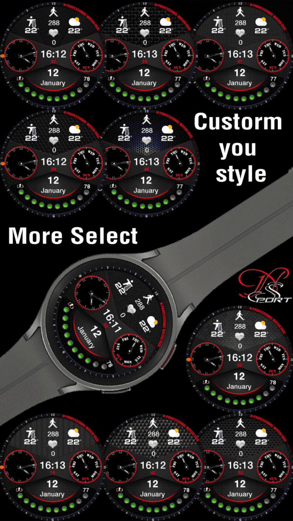 3 6 [N-SPORT268]Smile samsung N-SPORT Watch Face SAMSUNG WATCH FACE