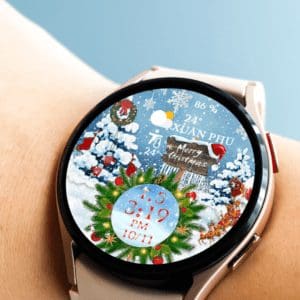 666 2 [N-SPORT560]Merry christmas samsung N-SPORT Watch Face SAMSUNG WATCH FACE