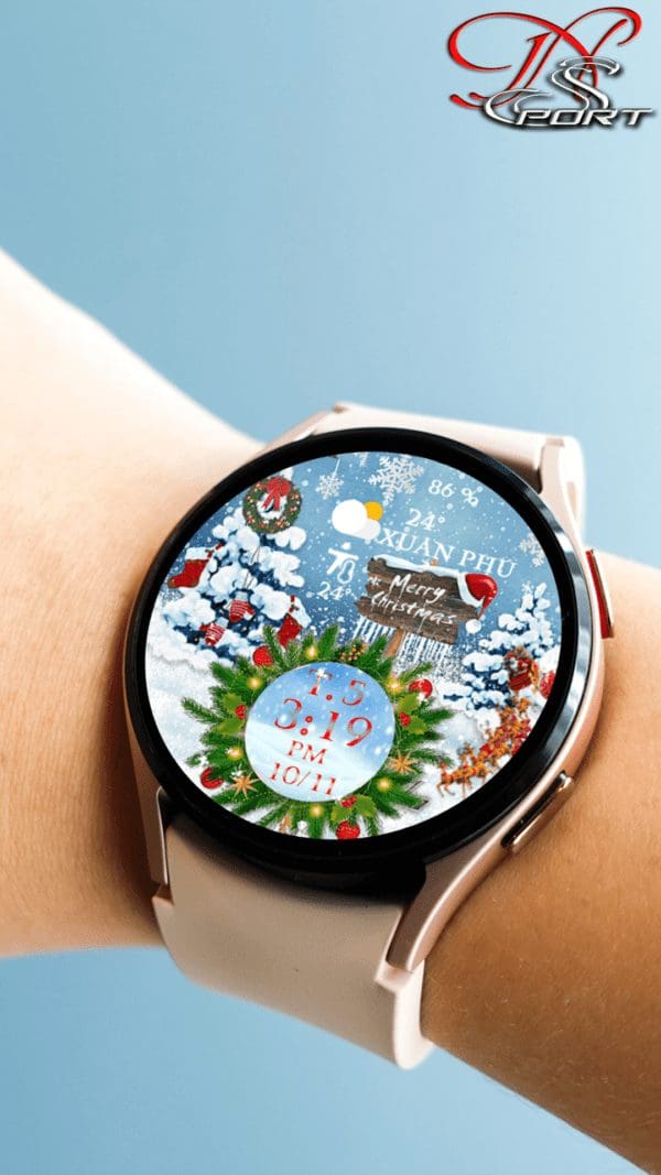 666 2 [N-SPORT560]Merry christmas samsung N-SPORT Watch Face SAMSUNG WATCH FACE