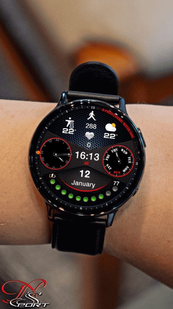 Galaxy Watch Active2 9734 congngheviet copy [N-SPORT268]Smile samsung N-SPORT Watch Face SAMSUNG WATCH FACE