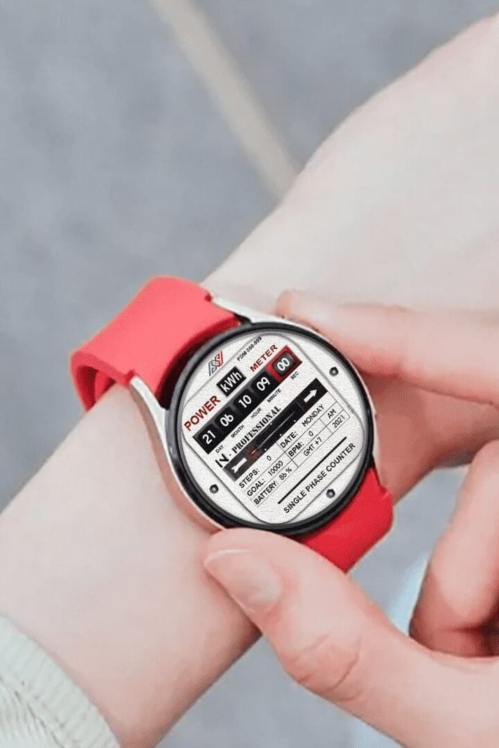 [N-SPORT122] ENERGY METER N-SPORT Watch Face